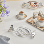 Karaca Candy Glass Decorative Plate, 23cm, Silver