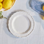 Karaca Perla Melamine Dessert/Side Plate, 23cm, White