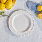 Karaca Perla Melamine Dinner Plate, 28cm, White