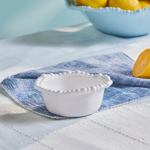 Karaca Perla Melamine Snack Bowl, 13cm, White