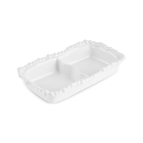 Karaca Perla Melamine Snack Bowl, 23cm, White