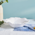 Karaca Perla Melamine Salad Bowl, 27cm, White