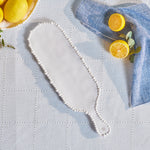 Karaca Perla Melamine Serving Platter, 43cm, White