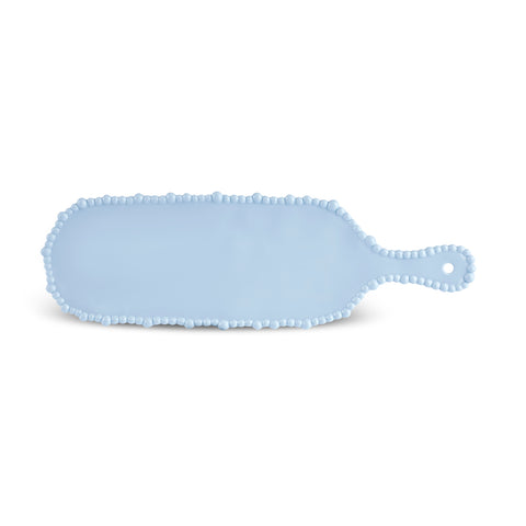 Karaca Perla Melamine Serving Platter, 43cm, Light Blue