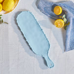 Karaca Perla Melamine Serving Platter, 43cm, Light Blue