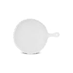 Karaca Perla Melamine Oval Serving Platter, 42cm, White