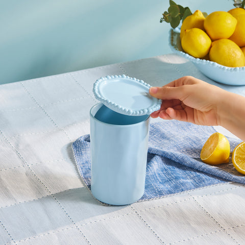 Karaca Perla Melamine Storage Container, 745ml, Light Blue