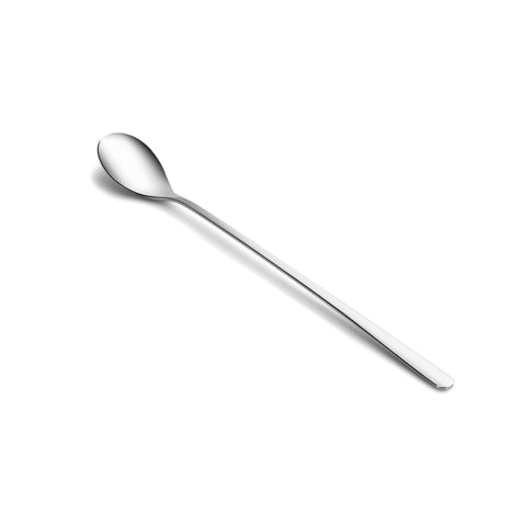Karaca Boreas 4-Piece Stainless Steel Latte Spoon, Silver