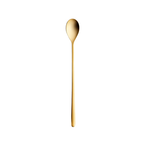Karaca Boreas 4-Piece Stainless Steel Latte Spoon, Gold