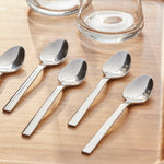 Karaca Sedir 6-Piece Stainless Steel Tea Spoon, Silver