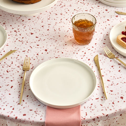 Karaca Salvare 7-Piece Bone China Serveware Set for 6 People, White