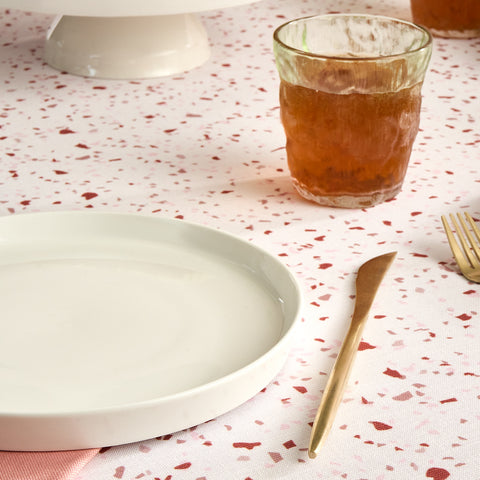 Karaca Salvare 7-Piece Bone China Serveware Set for 6 People, White