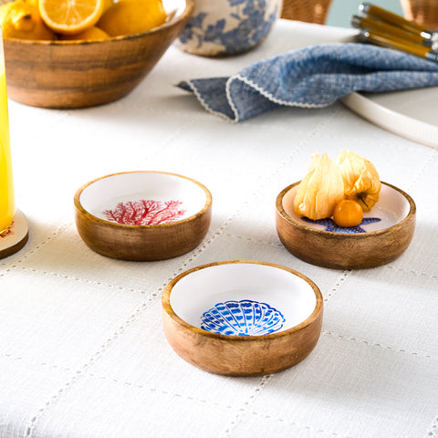 Karaca Mango Marin Shell Snack Bowl, 10cm