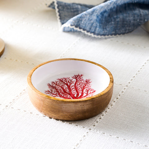Karaca Mango Marin Coral Snack Bowl, 10cm