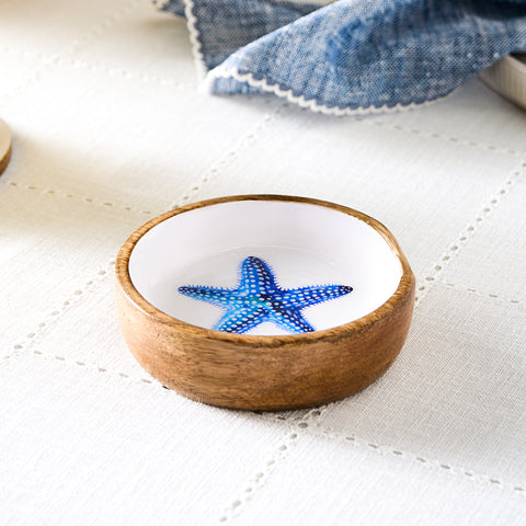 Karaca Mango Marin Starfish Snack Bowl, 10cm