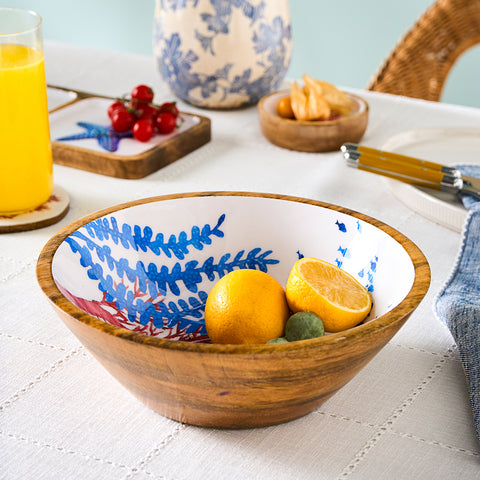 Karaca Mango Bowl, 24cm, Blue