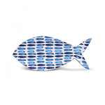 Karaca Mango Marine Fish Serving Plate, Blue