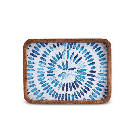 Karaca Mango Marine Tray, Blue