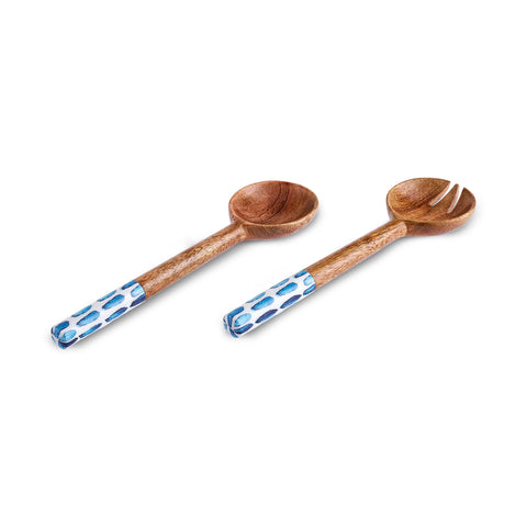 Karaca Mango Serving Set, Blue