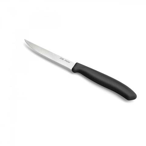 Dr.Inox Stainless Steel Steak Knife, 23cm, Black