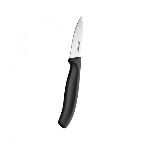 Dr.Inox Stainless Steel Paring Knife, 19cm, Black