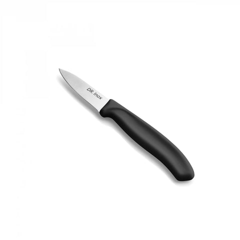 Dr.Inox Stainless Steel Paring Knife, 19cm, Black
