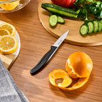 Dr.Inox Stainless Steel Paring Knife, 19cm, Black