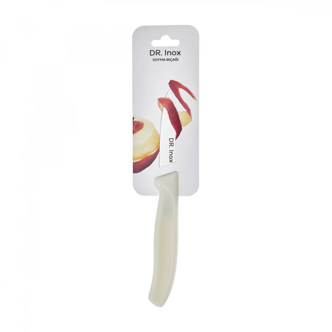 Dr.Inox Stainless Steel Paring Knife, 19cm, Cream