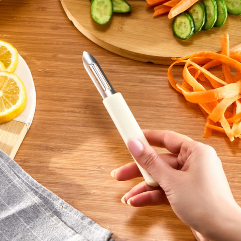 Dr.Inox Side Peeler, Cream