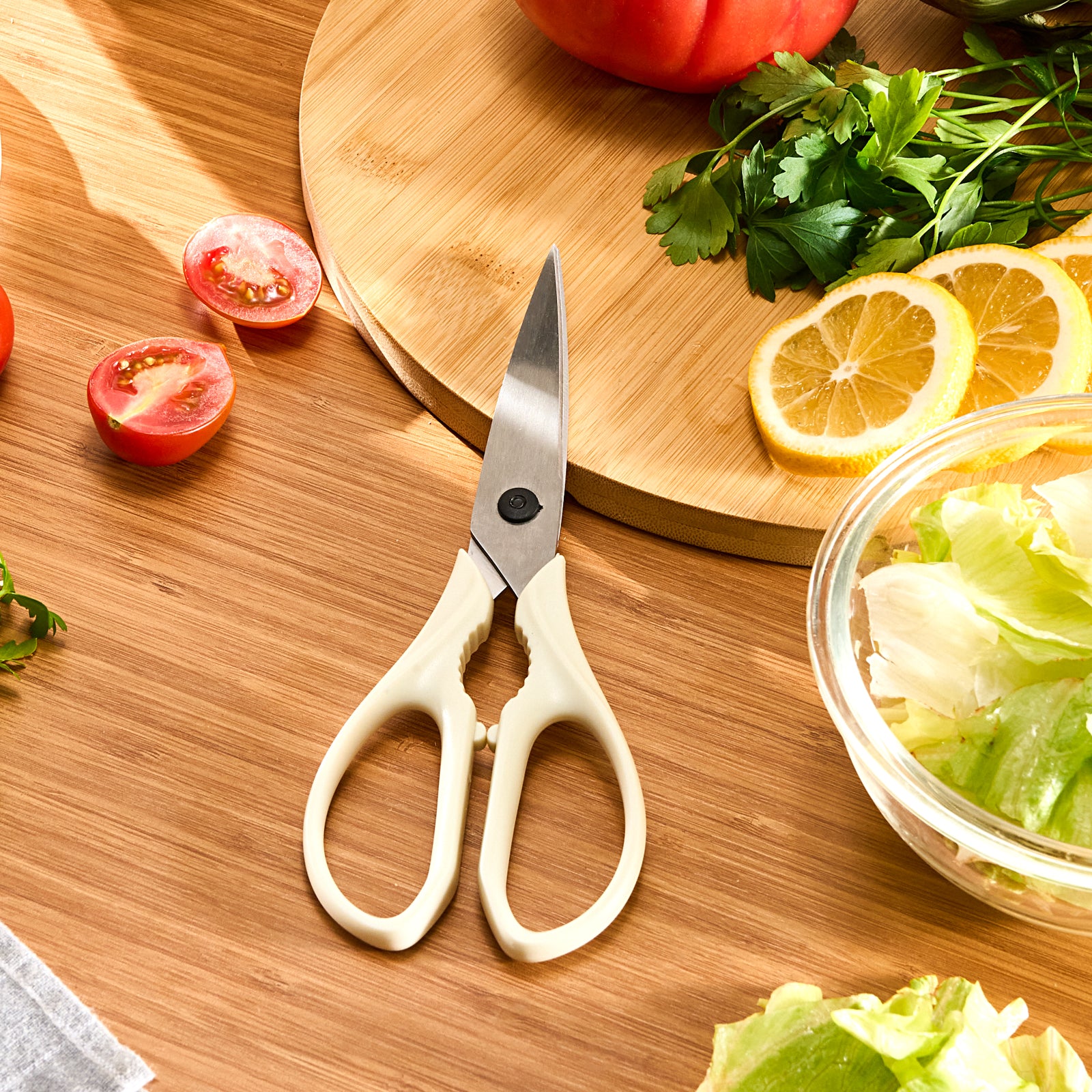 Dr.Inox Stainless Steel Scissors, Cream – Karaca