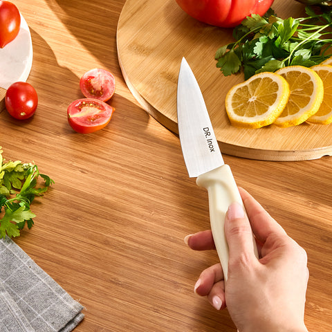 Dr. Inox Cook Knife, 25cm, Cream