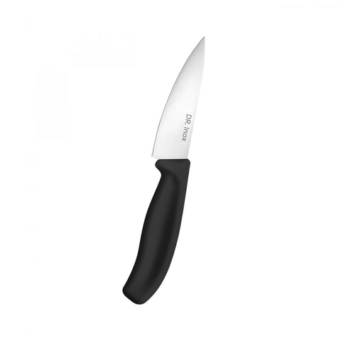 Dr. Inox Stainless Steel Chef's Knife, 33cm, Black