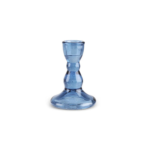 Karaca Marine Glass Candle Holder, 6x9cm, Navy Blue