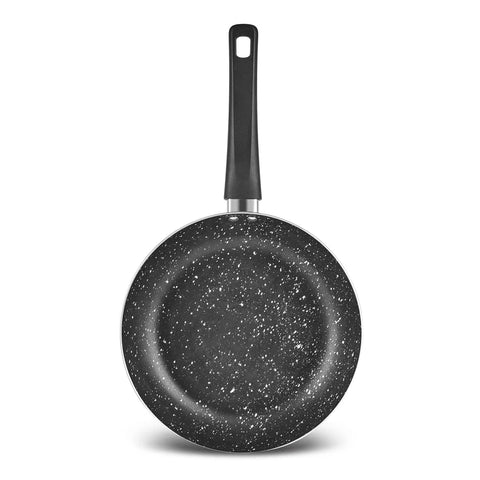Cookplus Aura Roller 7 Pieces Non-Stick Induction Cookware Set, Black