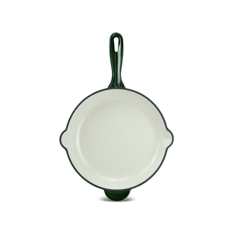 Karaca Heritage Enamelled Cast Iron Pan, 26 cm, Green