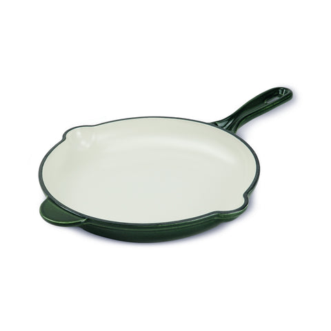 Karaca Heritage Enamelled Cast Iron Pan, 26 cm, Green