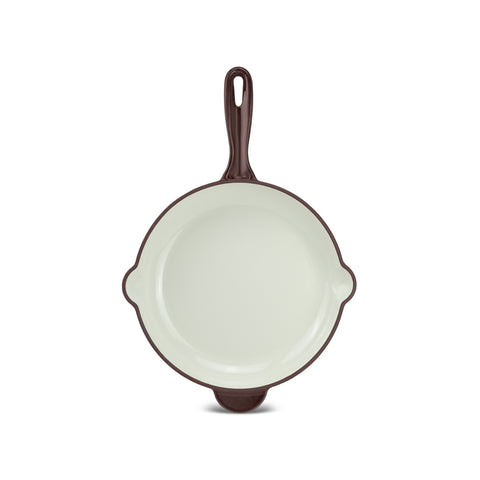 Karaca Heritage Enamelled Cast Iron Pan, 26 cm, Red