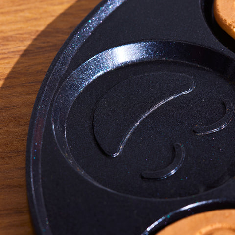 Karaca Fluffy Non-Stick Induction Ceramic Coating Pancake Pan, 26cm, Black