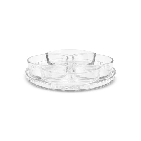 Karaca Carpi 5-Piece Serveware Set, Clear