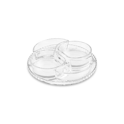 Karaca Carpi 5-Piece Serveware Set, Clear