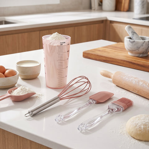 Crick Crack Harmony 4-Piece Pastry Set, Pink