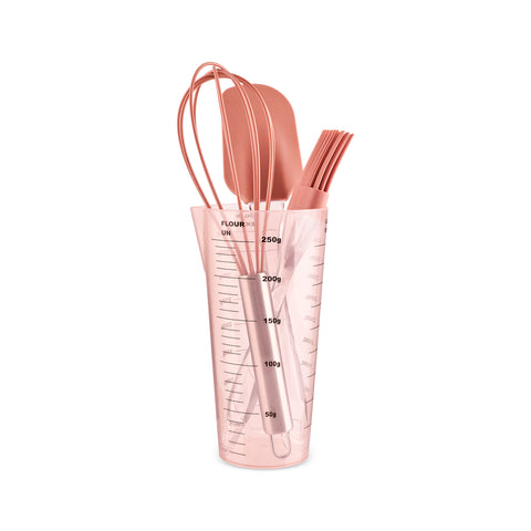 Crick Crack Harmony 4-Piece Pastry Set, Pink