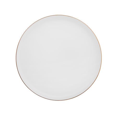 Karaca Stream Bone China Favaro 53-Piece Dinner Set for 12 People, Gold