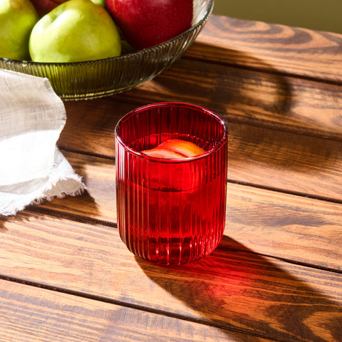 Karaca Zenith Tumbler Glass, 250ml, Red