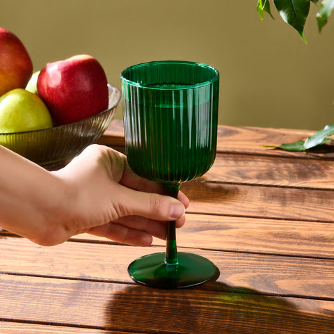 Karaca Zenith Wine Glass, 200ml, Emerald