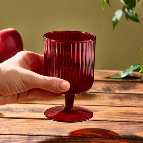 Karaca Zenith Wine Glass, 350ml, Red