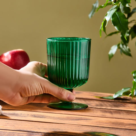 Karaca Zenith Wine Glass, 350ml, Emerald