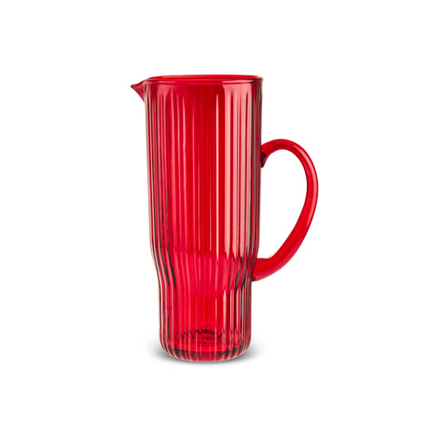 Karaca Zenith Glass Carafe, 350ml, 1L, Red