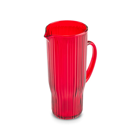 Karaca Zenith Glass Carafe, 350ml, 1L, Red