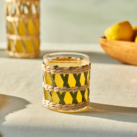 Karaca Waven Tumbler Glass, 285ml, Green